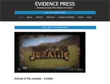 Tablet Screenshot of evidencepress.com